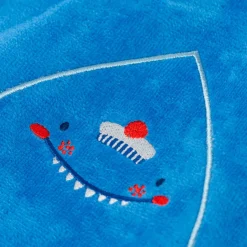 Carré Blanc Bavette BEACHFUL Azur|Enfant Bavoirs & Mini-bavoirs