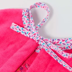 Carré Blanc Bavette BEACHFUL Fuschia|Enfant Bavoirs & Mini-bavoirs