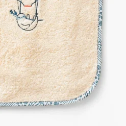 Carré Blanc Bavoir coton bio Dandine paille|Enfant Bavoirs & Mini-bavoirs