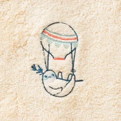 Carré Blanc Bavoir coton bio Dandine paille|Enfant Bavoirs & Mini-bavoirs