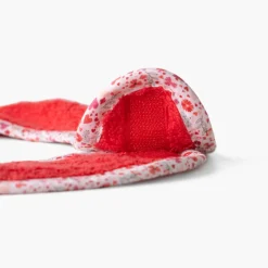 Carré Blanc Bavoir coton bio Mes rêves rouge tendre|Enfant Bavoirs & Mini-bavoirs