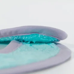 Carré Blanc Bavoir coton Calliopé lagon|Enfant Bavoirs & Mini-bavoirs