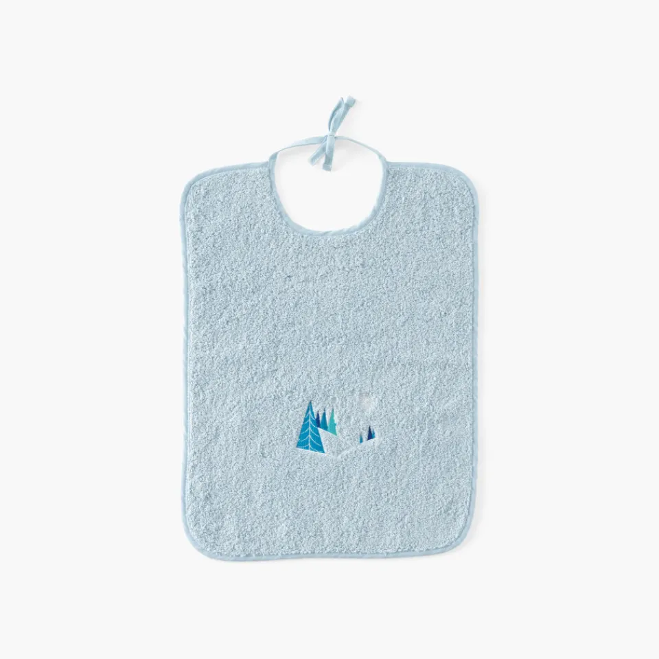 Carré Blanc Bavoir phosphorescent coton Stellaire bleu banquise|Enfant Bavoirs & Mini-bavoirs|Nouveautés Bébénew