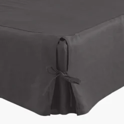 Carré Blanc Cache-sommier Songe charbon| Cache Sommiers