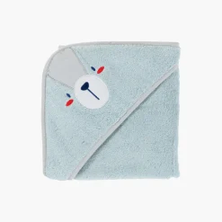 Carré Blanc Cape de bain coton Artica givre|Enfant Capes De Bain