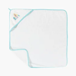 Carré Blanc Cape de bain coton Calliopé blanc|Enfant Capes De Bain