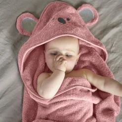 Carré Blanc Cape de bain coton Xmasful pétale|Enfant Capes De Bain|Nouveautés Bébénew