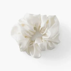 Carré Blanc Chouchou soie de mûrier Beauté ivoire|Femme Coffrets Cadeaux|Capsule Soienew