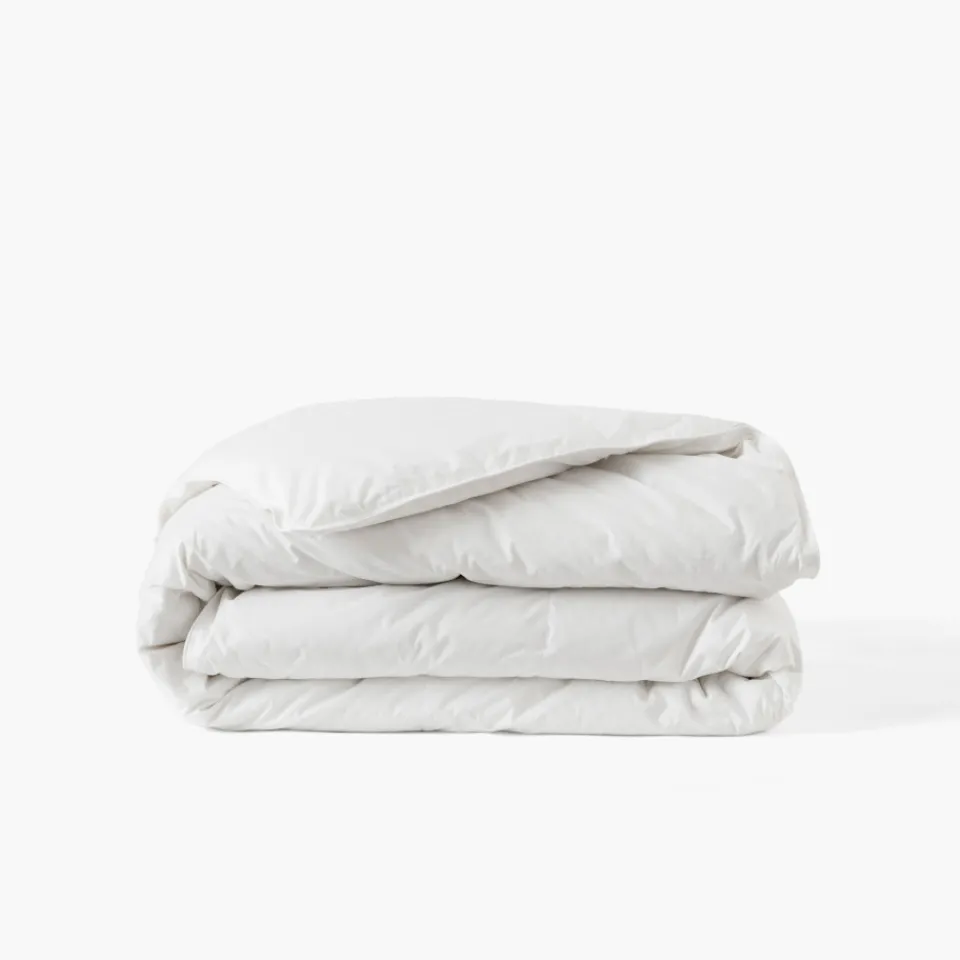 Carré Blanc Couette 4 saisons duvet de canard Essentiel| Couettes
