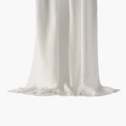 Carré Blanc Couverture tricot coton bio Bienvenue blanc|Enfant Linge De Litbio|Accessoires