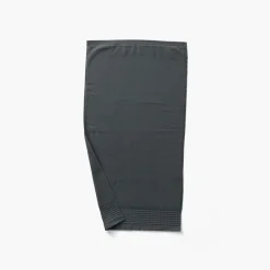 Carré Blanc Drap de bain bouclette de coton biologique Source fusain| Draps De Bain