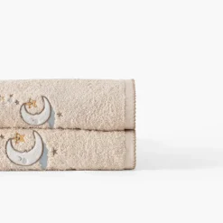 Carré Blanc Drap de bain coton bio Bienvenue naturel|Enfant Draps De Bain|Nouveautés Bébénew