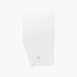 Carré Blanc Drap de bain coton bio Bienvenue blanc|Enfant Draps De Bain