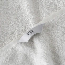 Carré Blanc Drap de bain coton bio Bienvenue blanc|Enfant Draps De Bain
