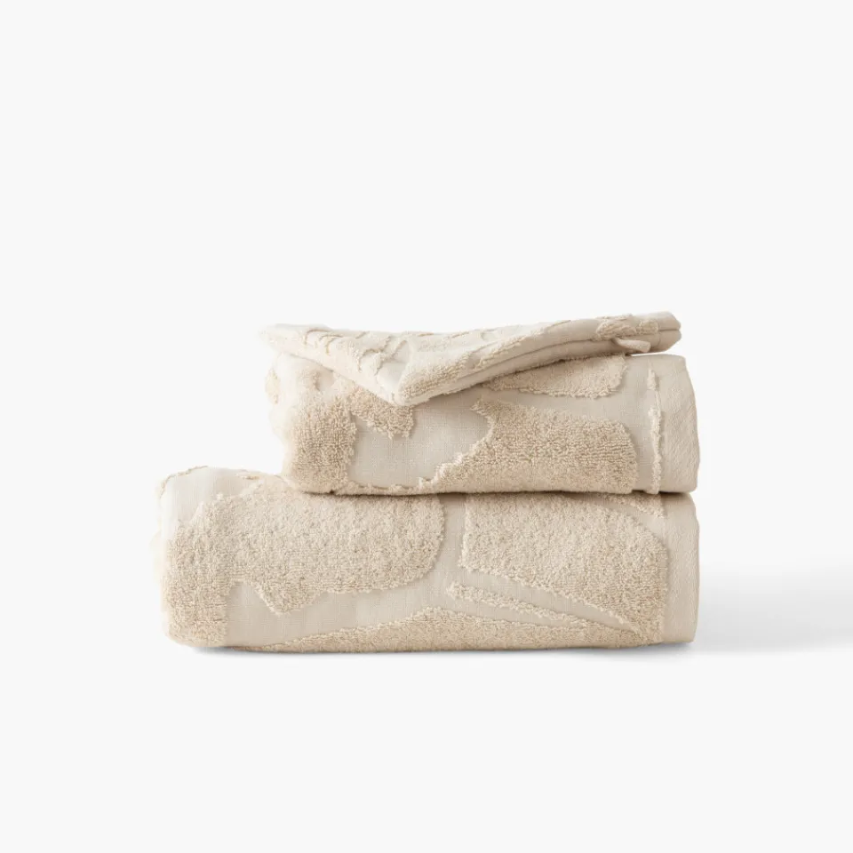 Carré Blanc Drap de bain coton bio Gisèle| Draps De Bain