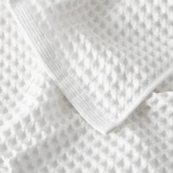 Carré Blanc Drap de bain coton bio Quadro blanc|Femme Coffrets Cadeaux|Draps De Bain