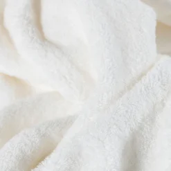 Carré Blanc Drap de bain coton Calliopé blanc|Enfant Draps De Bain