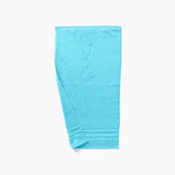 Carré Blanc Drap de bain coton Lola II turquoise| Draps De Bain