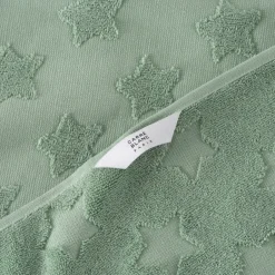 Carré Blanc Drap de bain coton Monjour eucalyptus|Enfant Draps De Bain|Nouveautés Bébénew