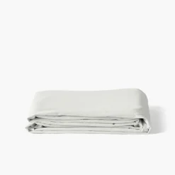 Carré Blanc Drap de lit en pur coton lavé biologique Souffle nuage| Draps De Lit