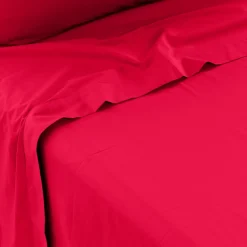 Carré Blanc Drap de lit percale de coton Neo grenadine| Draps De Lit