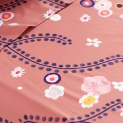 Carré Blanc Drap de lit percale de coton Psyché| Draps De Lit