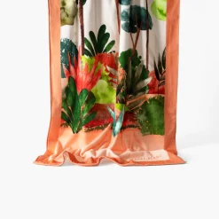 Carré Blanc Drap de plage velours de coton Villasol| La Plage