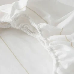 Carré Blanc Drap housse coton Amorgos| Draps Housse