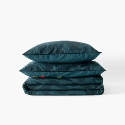 Carré Blanc Drap housse coton Eclats| Draps Housse