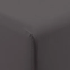 Carré Blanc Drap housse coton lavé Songe charbon| Draps Housse