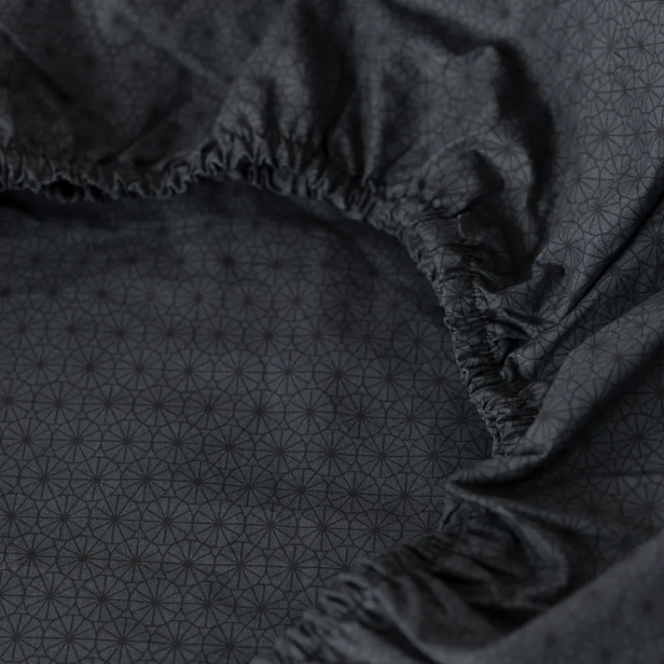 Carré Blanc Drap housse coton Lotus| Draps Housse