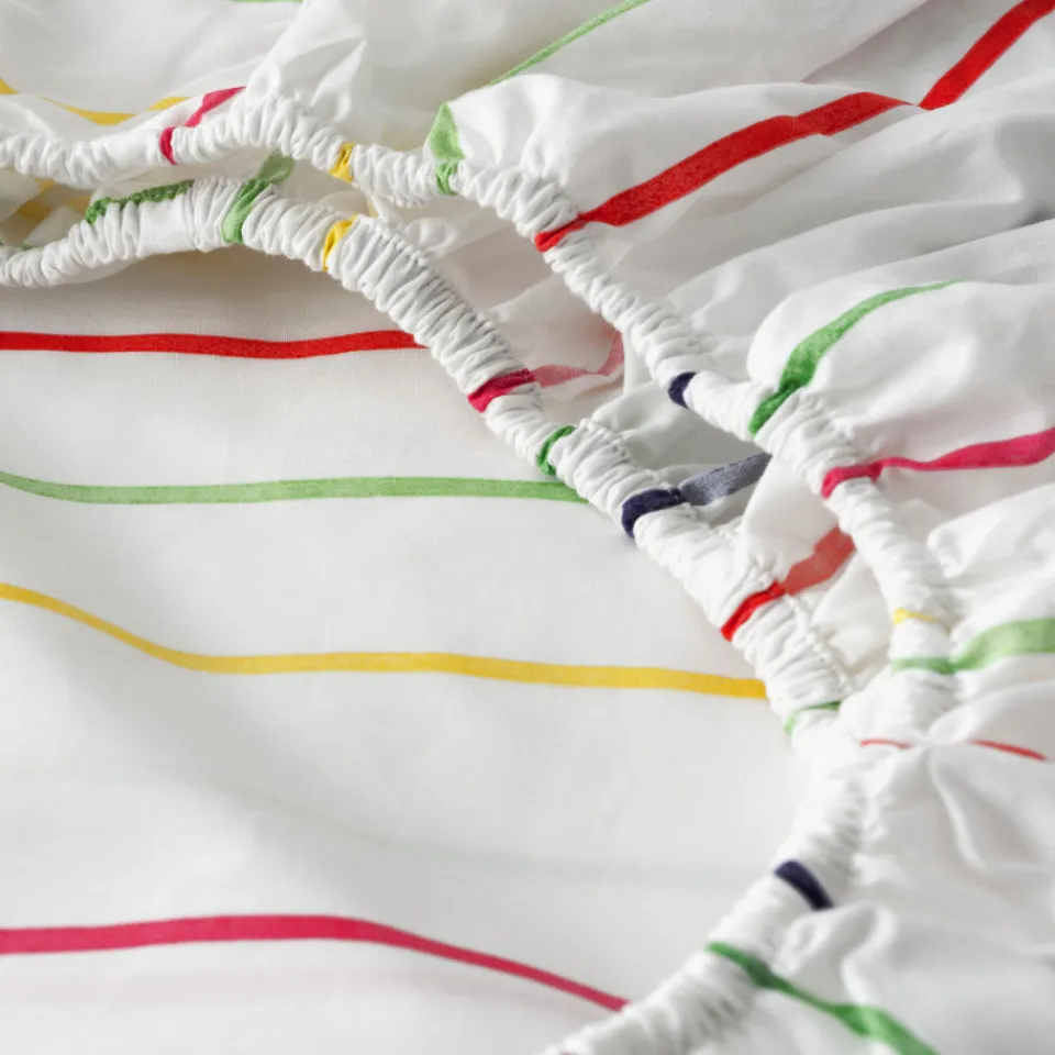 Carré Blanc Drap housse coton Rosella| Draps Housse