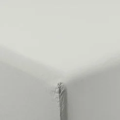 Carré Blanc Drap housse en pur coton lavé biologique Souffle nuage|Enfant Draps Housse|Draps Housse