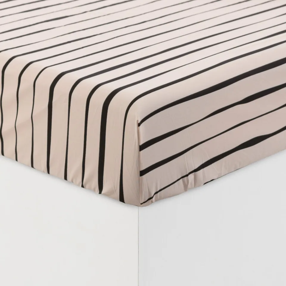 Carré Blanc Drap housse percale de coton bio Gisèle| Draps Housse