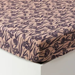 Carré Blanc Drap housse percale de coton Hokkaido| Draps Housse