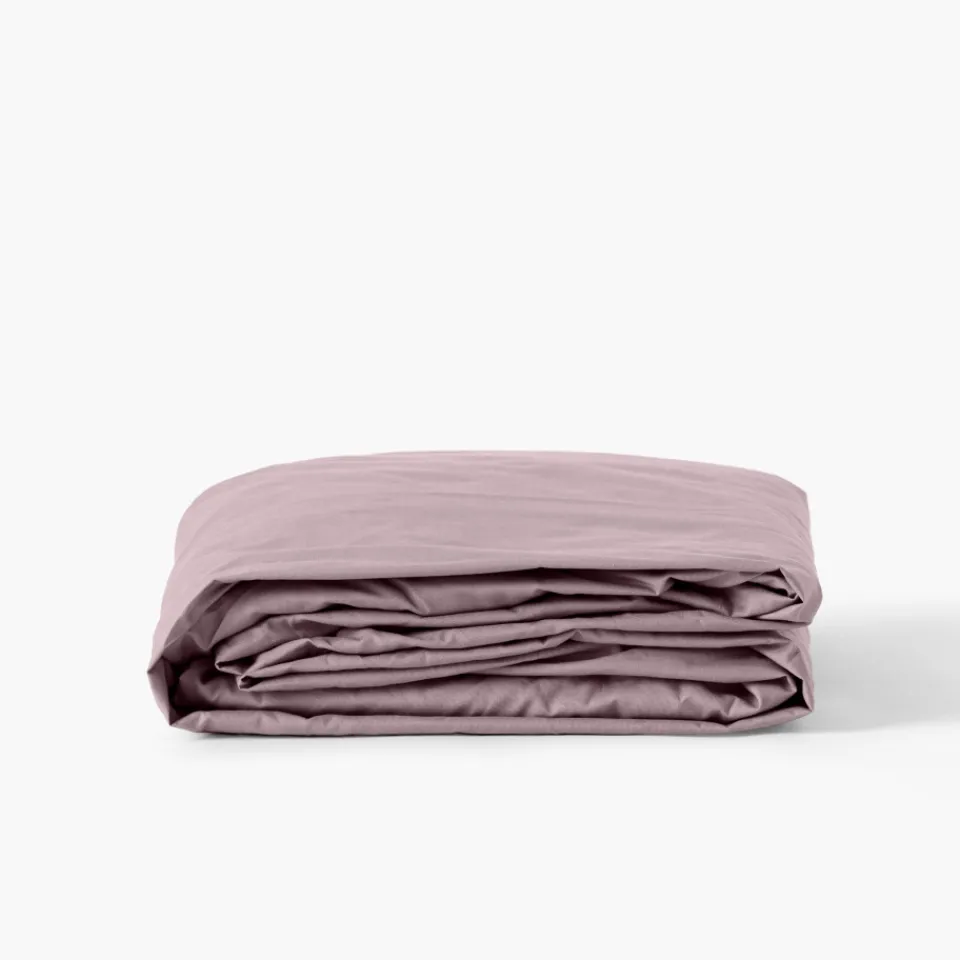 Carré Blanc Drap housse percale de coton Neo poudre|Enfant Draps Housse|Draps Housse