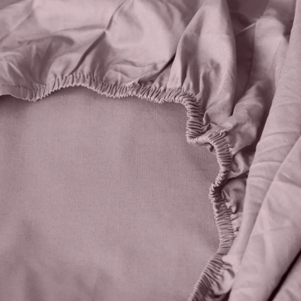 Carré Blanc Drap housse percale de coton Neo poudre|Enfant Draps Housse|Draps Housse