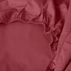 Carré Blanc Drap housse percale de coton Neo griottine| Draps Housse