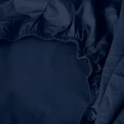 Carré Blanc Drap housse percale de coton Neo marine|Enfant Draps Housse|Draps Housse