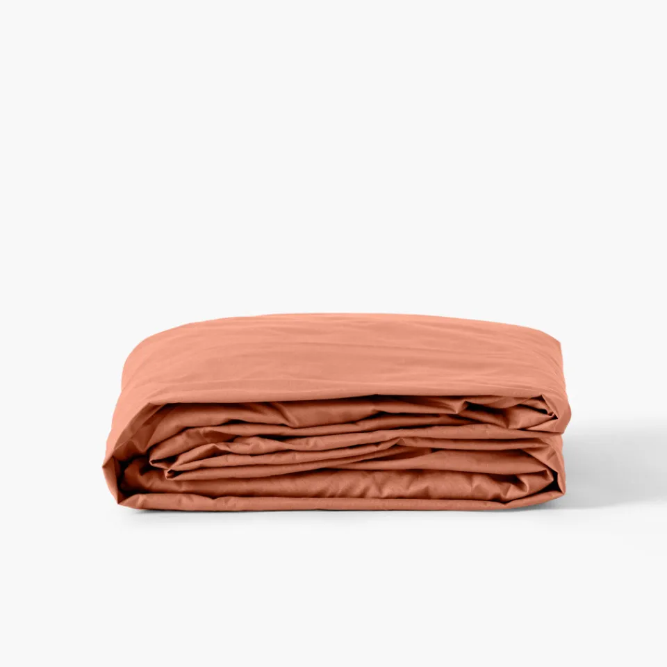 Carré Blanc Drap housse percale de coton Neo tomette| Draps Housse