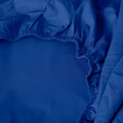 Carré Blanc Drap housse percale de coton Neo outremer| Draps Housse