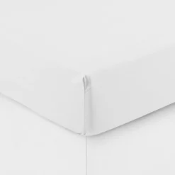 Carré Blanc Drap housse percale de coton Neo blanc|Enfant Draps Housse|Draps Housse