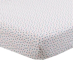 Carré Blanc Drap housse pur coton biologique Ptitchic|Enfant Linge De Litbio|Draps Housse