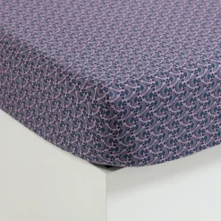 Carré Blanc Drap housse pur coton Bombay| Draps Housse