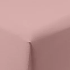 Carré Blanc Drap housse satin de coton lavé bio Quartz blush| Draps Housse