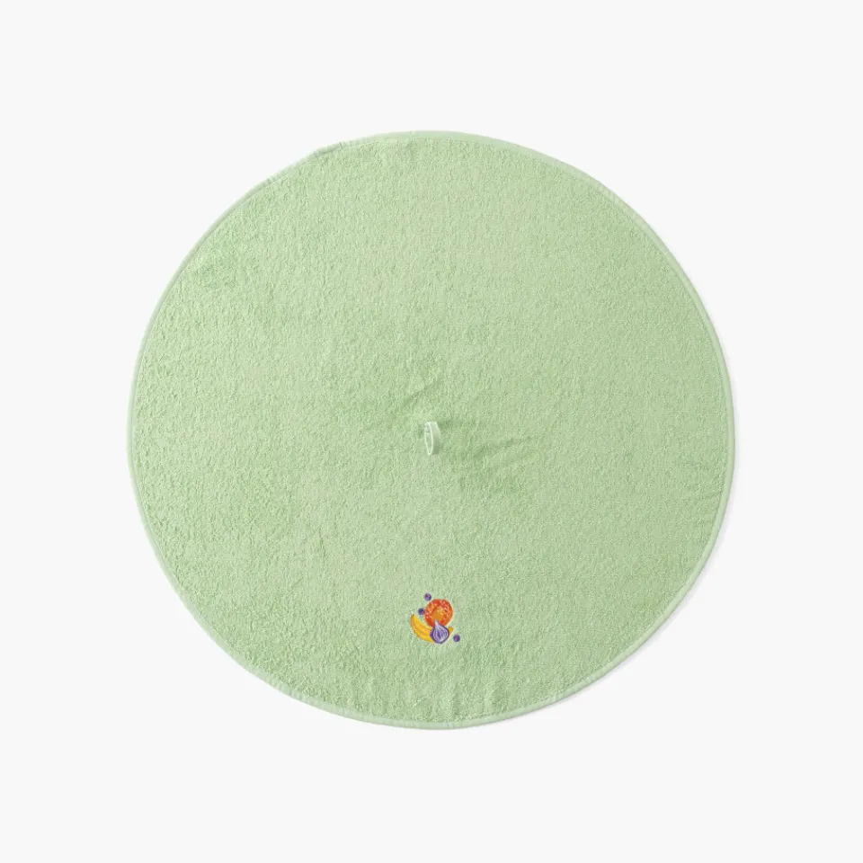 Carré Blanc Essuie mains coton Joya vert prairie| Torchons & Essuie-mains