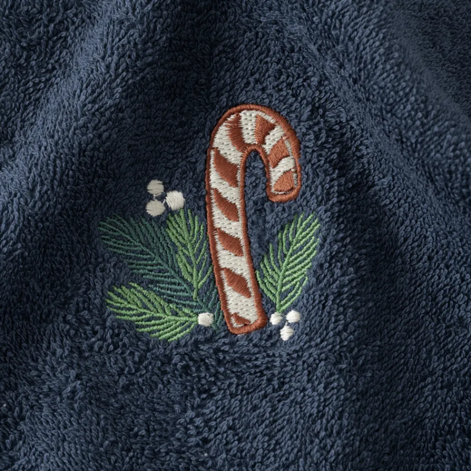 Carré Blanc Essuie mains coton Sweet marine| Torchons & Essuie-mains