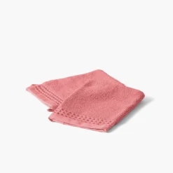 Carré Blanc Gant de toilette bouclette de coton biologique Source pétale| Gants De Toilette