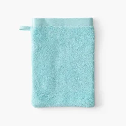 Carré Blanc Gant de toilette coton Aruba celadon|Enfant Gants De Toilette