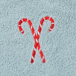 Carré Blanc Gant de toilette coton Artica givre|Enfant Gants De Toilette